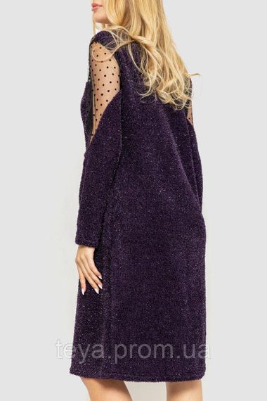 Якісна жіноча сукня два кольори сезон демісезон колір фіолетовий FG_01179 | Зображення 3
