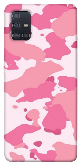Чохол IBANAN Рожевий камуфляж 2 для Samsung Galaxy M51, Рожевий