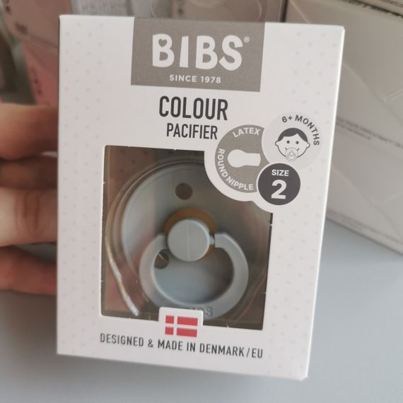 Соска пустушка Bibs Colour round 6-18 міс Cloud | Зображення 2