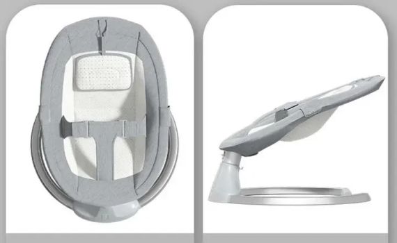 Колыбельный центр шезлонг-качели+москитная сетка (Подвесные игрушки) | Зображення 4