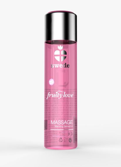 Масажна олія - Swede Fruity Love Sparkling Strawberry Wine, 120 мл Sex Aura