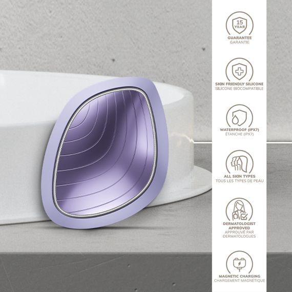 Ультразвукова маска тепло та холод GESKE Sonic Warm&Cool Mask 9в1 purple | Зображення 2