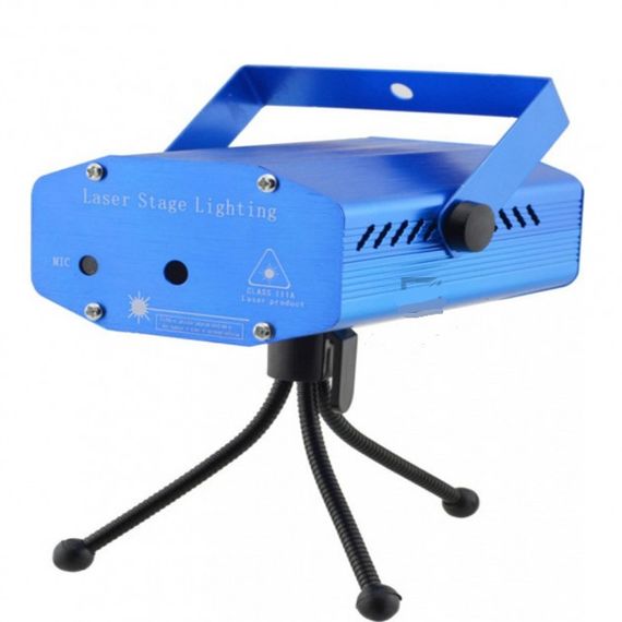 Лазерный проектор Диско LASER YL-09 4IN1 цветной проектор со световыми эффектами для дома и дискотеки с штатив | Зображення 7