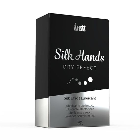 Ульта-густая силиконовая смазк Intt Silk Hands (15 мл) с матовым эффектом, шелковистый эффект | Зображення 2