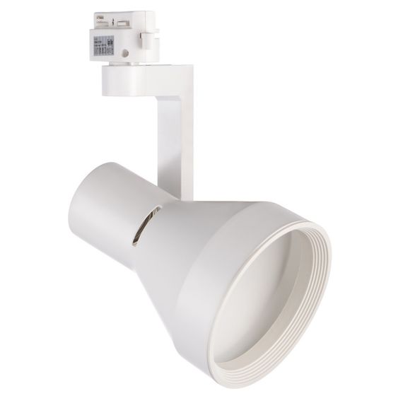 Светильник трековый поворотный под лампу KW-8 E27 WH | Зображення 3
