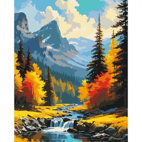 Картина по номерам "Горный пейзаж" 11052-AC 40х50 см