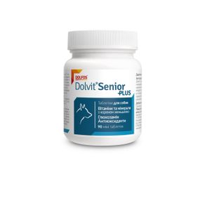 Витамины для пожилых собак малых пород Dolvit Senior Plus mini 90 табл