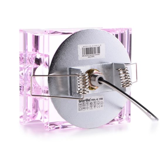 Светильник точечный декоративный HDL-G150 Pink Crystal | Зображення 1