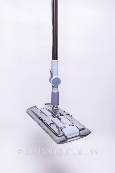 Швабра для пола с телескопической ручкой и насадкой, подходит для плитки, ламината, линолеума, уборки дома HP-35015-50 | Зображення 6