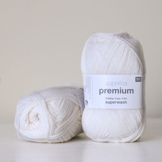 Rico Design Superba Premium Uni 50 г, 001 молочний