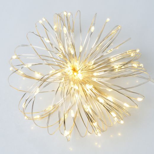 Електрична гірлянда YES Нитка 975035 10 м 100 LED тепло-біла