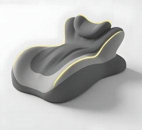 Ергономічна клинуватий подушка з memory foam для шиї, спини та ніг