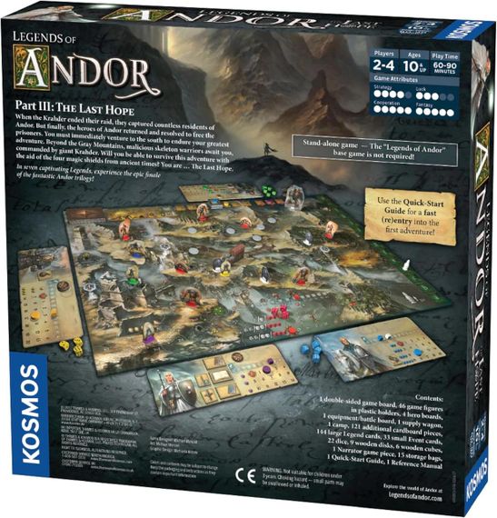 Настольная игра Legends of Andor: The Last Hope (Андор. Легенда третья: Последняя надежда) | Зображення 1