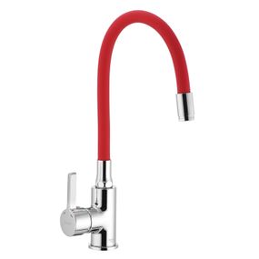 Змішувач для кухні з гнучким силіконовим зливом IBERGRIF M22112-1 (IB0067)