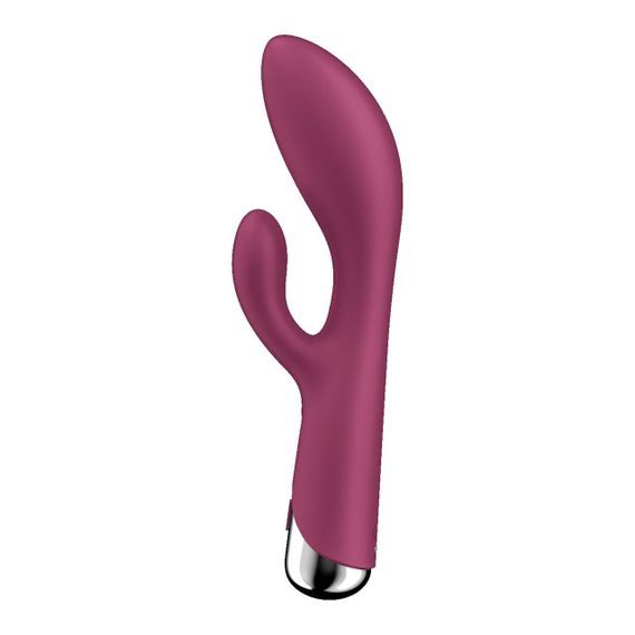 Вібратор-кролик з ротацією Satisfyer Spinning Rabbit 1 Red, 3 мотори Sex Aura | Зображення 2