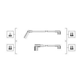 Комплект проводов зажигания  MITSUBISHI COLT, MITSUBISHI MIRAGE, MAGNETIMARELLI (941319170117)