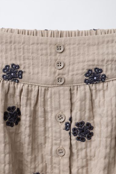 Дитяча спідниця для дівчинки Zara 131 см Бежева (26021013B) | Зображення 2