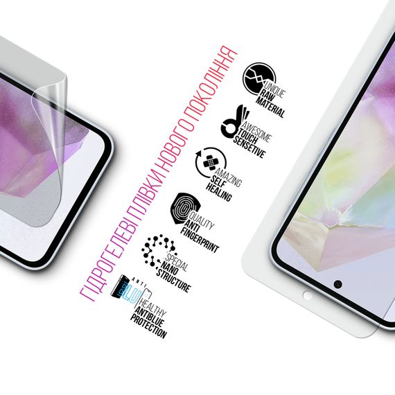 Плівка захисна Armorstandart Kit Clear + Anti-Blue Samsung A35 5G (A356) (ARM80687) | Зображення 2