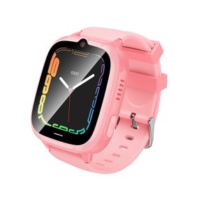 Дитячий смарт годинник Hoco Y106, 4G, GPS, Wi-Fi, HD камера, 1.83" HD-дисплей, дзвінки, відеодзвінки, голосові повідомлення, Pink,
