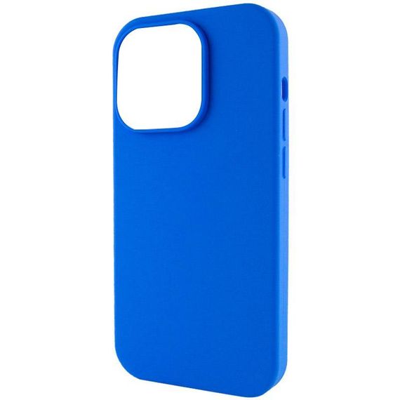 Чехол Silicone Case Full Protective (AA) NO LOGO для Apple iPhone 14 Pro (6.1") Бирюзовый / Marine Green Синій / Capri Blue | Зображення 2