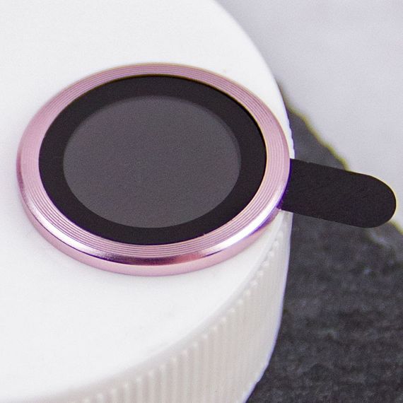 Захисне скло Metal Classic на камеру (у упак.) для Apple iPhone 16 (6.1") / 16 Plus (6.7") Рожевий / Pink | Зображення 3