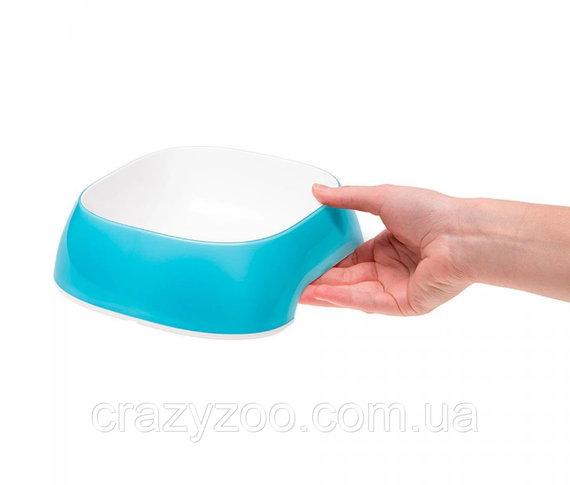 Миска для собак и котов Ferplast Glam Small пластиковая голубая 15x13.5x5 см 400 мл 71210015 | Зображення 1