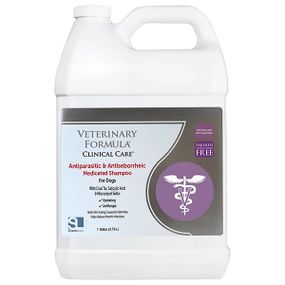 Шампунь для собак антисеборейний Veterinary Formula Advanced Antiparasitic & Antiseborrheic Shampoo, 3.79 л