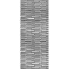 Самоклеюча 3D панель кладка срібло 3080x700x5мм SW-00001760