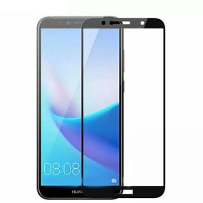 Захисне скло 2.5D на весь екран для Huawei Y6 Prime (2018) / Honor 7A Pro колір Чорний