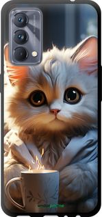 Чохол на Realme GT Master Білий кіт "5646b-2852-2448"