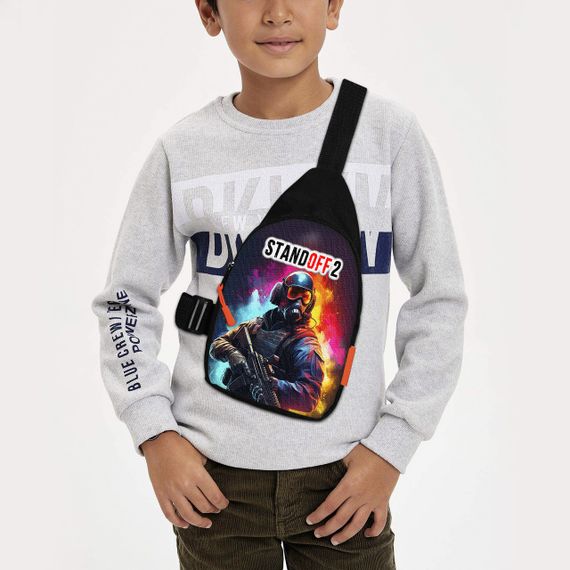 Сумка через плече дитяча Standoff 2 29х17 см сумка слінг для хлопчика (02013)