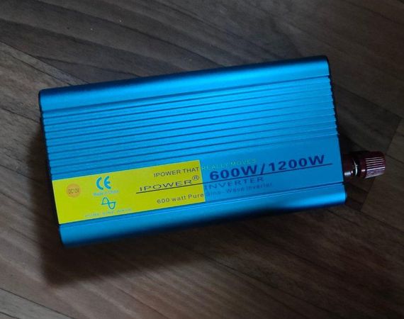 Інвертор IPOWER 12 - 220 У 600 Вт / 1200 Вт чистий синус | Зображення 2