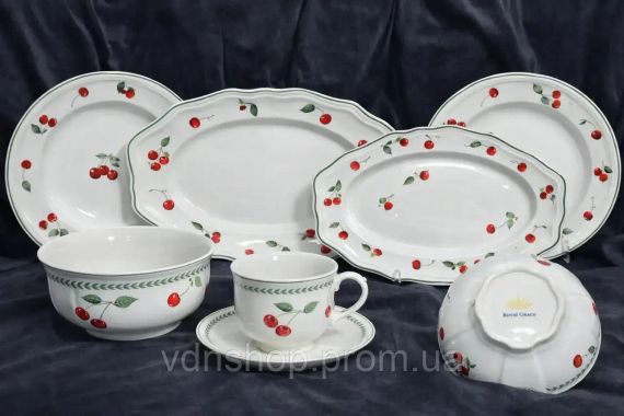 Столовий сервіз на 6 персон 33 предмети RG 1119