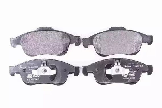 Колодки передні гальмівні Kaptur 2.0 2013, Duster 2011, HELLA PAGID (8DB355014791) | Зображення 2