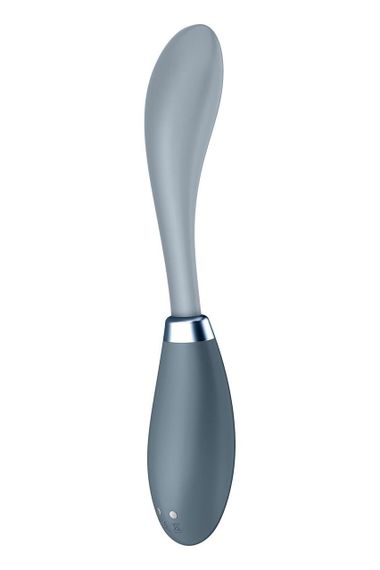 Вібратор Satisfyer G-Spot Flex 3 Сірий — гнучкий вібратор для точки G з двома двигунами та силіконовим покриттям | Зображення 4