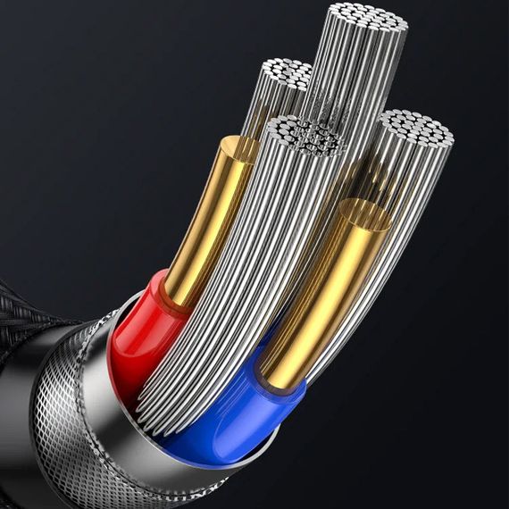 Дата кабель Usams US-SJ742 Digital Display HX Ser. Type-C to Type-C 100W (1.2m) Tarnish | Зображення 7