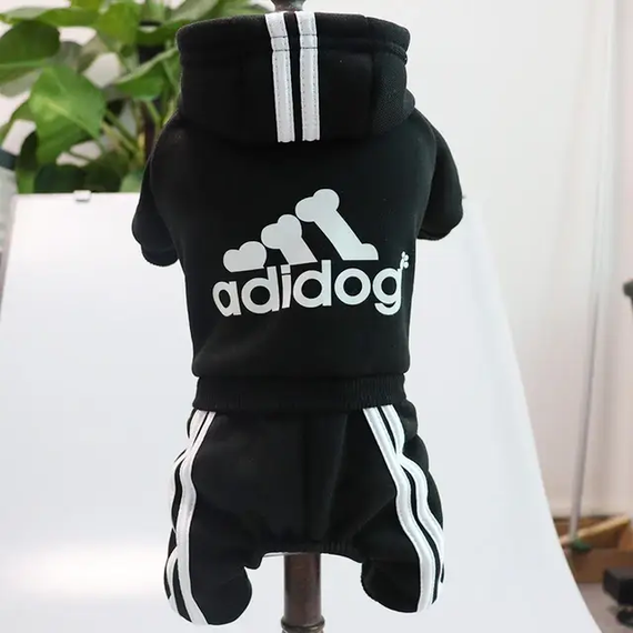 Костюм спортивний для собак Adidog  чорний M