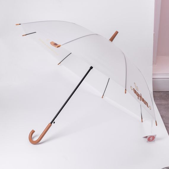 Класична парасолька-тростина напівавтомат з поліестеру 8 спиць діаметр 92 см HP-23-10 | Зображення 8