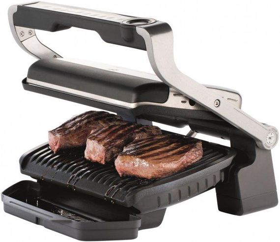 Електрогриль Tefal OptiGrill Elite GC750D30 притискний гриль-прес для дому гриль для стейків бутербродів і овочів | Зображення 4
