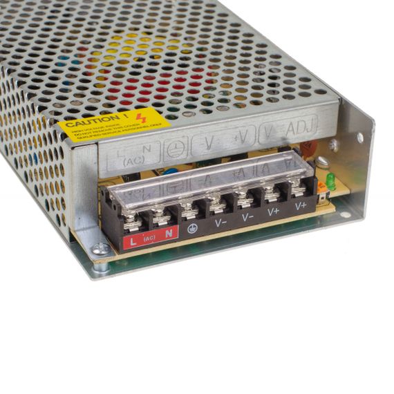 Блок питания светодиодный 4,2A DR-100W IP20 AC 170-264V DC 24V 4,2A | Зображення 1