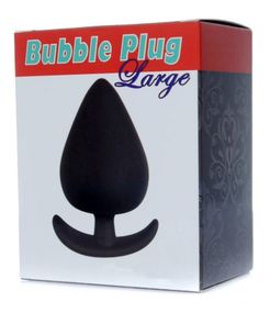 Анальный плаг Boss Series - Bubble Plug Large Black, BS6700059 Sex Aura