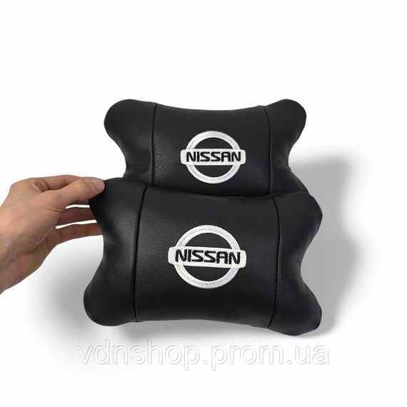 Подарок автолюбителю Nissan, Удерживающая подушка для шеи в автомобиле, Подушка для голови в авто WC-66 | Зображення 5