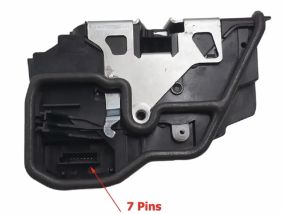 BMW 7 F01, F02, F03, F04 (08-15) лівий задній центральний електричний замок дверей 7 контактів, БМВ