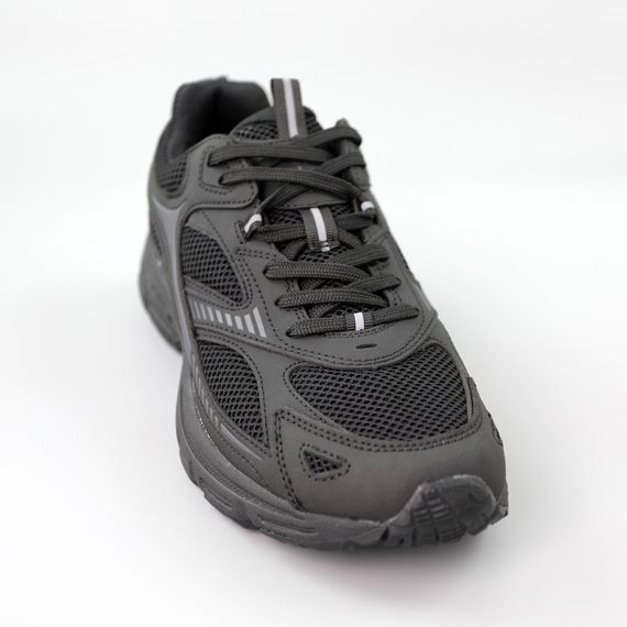 Кросівки чоловічі шкіряні 591326 Чорні 41 42 43 44 45 | Зображення 1