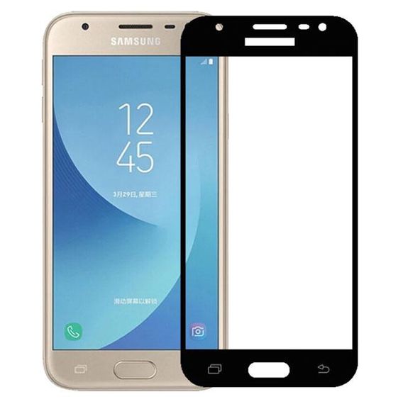 Full Glue защитное стекло для Samsung Galaxy J3 2017 ( SM-J330 ) - Black
