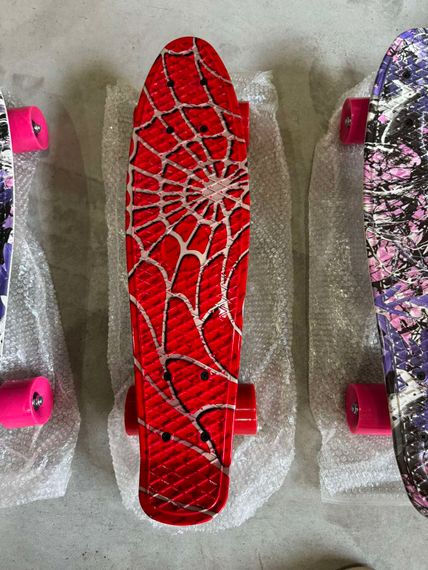 Пенні борд скейтборд Penny Board Fish Skateboards 22" ABEC-7 з колесами, що світяться | Зображення 8