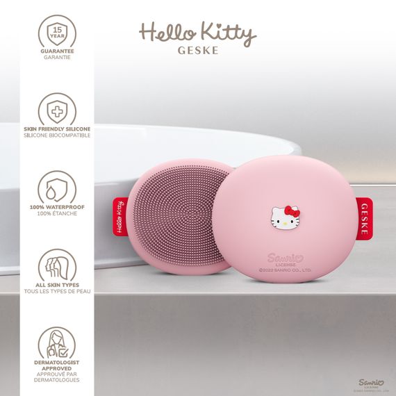 Щітка для обличчя GESKE Facial Brush 3в1 by Hello Kitty pink | Зображення 2