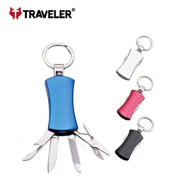Многофункциональный брелок-нож Traveler 4в1 9,5см (200шт/ящ) B20