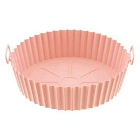 Форма силиконовая для воздушной фритюрницы Food Grade Silica Розовая