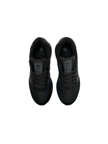 Зимові жіночі кросівки Iniki  Fleece Termo All Black Grey Stripes , В'єтнам | Зображення 3